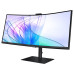 Монитор 34" SAMSUNG S34C650VAI Black (VA, 3440x1440, HDMI+DP+Type C, USB Hub, 5 ms, 178°/178°, 350 cd/m, 3000:1, 100Hz, MM, Camera, Curved)