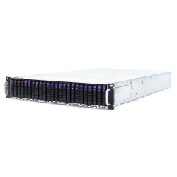 Платформа системного блока AIC FB201-LX_XP1-F201LXXX 2U-24 Bay storage server supports 24 x U.2 NVMe drives, 2*dual Broadcom/LSI PEX9765 PCIe switch backplanes