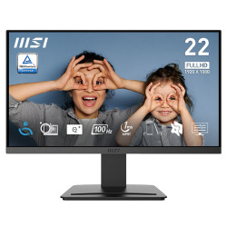 Монитор 21.45" MSI PRO MP223 E2 Black (VA, 1920x1080, HDMI+DP, 1 ms, 178°/178°, 250 cd/m, 3000:1 (100M:1), 100Hz)