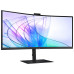 Монитор 34" SAMSUNG S34C650VAI Black (VA, 3440x1440, HDMI+DP+Type C, USB Hub, 5 ms, 178°/178°, 350 cd/m, 3000:1, 100Hz, MM, Camera, Curved)