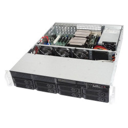 Корпус Ablecom CS-R25-37P, PSU: CRPS(1+1), Acbel: 800W HDD Tray: 8, 8-port 6Gbps SAS/SATA to SATA with SGPIO CS-R25-37P, PSU: CRPS(1+1),  8 drive trays, Backplane: 8-port 6Gbps SAS/SATA to SATA with SGPIO