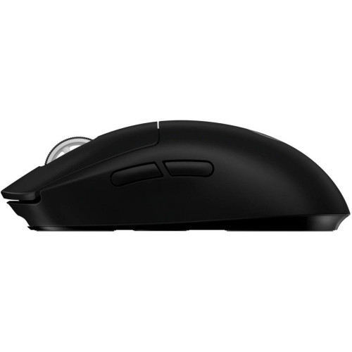 Мышь Logitech Мышь игровая Logitech G PRO X Superlight Black черная, беспроводная Lightspeed, cенсор Hero 25K 100-25600dpi, 5 кнопок, облегченная 63гр, правый хват
