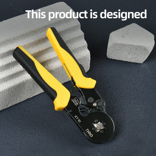 Инструмент обжимной Deli Пресс-клещи квадратные для обжима наконечников DL-L11 0,25-10 кв.мм