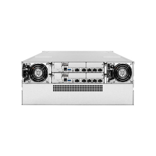 Платформа СХД Infortrend EonStor DS3024RUC000C-8U30 (24x3.5, 4U, High IOPS, Dual Redundant Controller (incl: 2x4GB Cache, 8x1Gb SFP, 4 FREE host board slots, 2x12Gb SAS ext ports, 2x(PSU 460W +FAN/SuperCap.+Flash module), Rackmount kit)