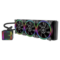 Жидкостная система охлаждения ALSEYE H360 TDP 210W (при T воздуха 45 С) Universal Platfrom PWM Single 5colors+ LED fan RTL {6} (874135)