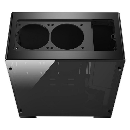 Корпус JONSBO U5 Black без БП, боковые панели из закаленного стекла, mini-ITX, micro-ATX, ATX, черный