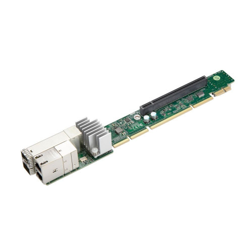 Адаптер SuperMicro AOC-URG4N4-I4XTS-O - 1U Ultra Riser with 2-port 10GBase-T RJ45 & 2-port 10G SFP+