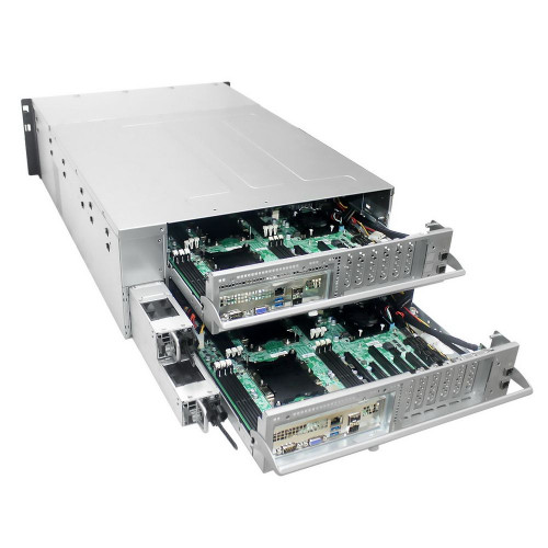 Платформа системного блока AIC HA401-VG_XP1-A401VG01 A401VG01 4U 24-bay storage server, 24x SATA/SAS hotswap 3.5"/2.5" universal bay, 2x canister, 4x 9mm 2.5" nternal bay, 12G expander board with 2x SFF-8643, 2xSFF-8644, 1300W 1+1 redundant