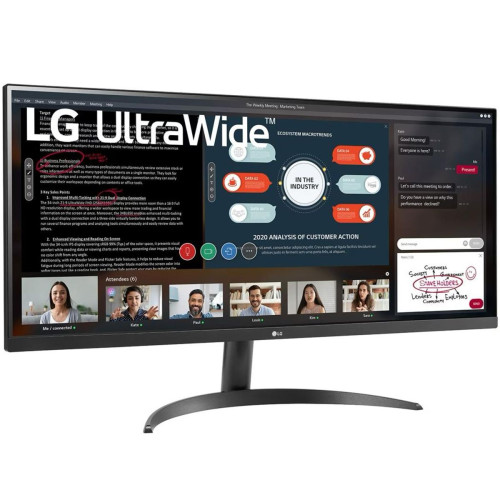 Монитор 29" LG 29WP500-B Black (IPS, 2560x1080, HDMI+HDMI, 5 ms, 178°/178°, 350 cd/m, 1000:1, 75Hz)