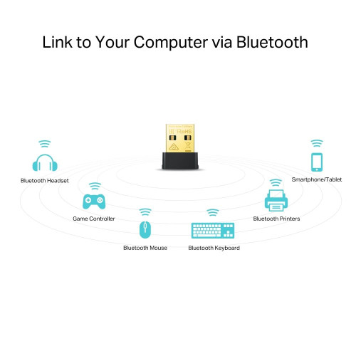 Сетевой адаптер TP-LINK Archer T2UB Nano AC600 Ультракомпактный двухдиапазонный Wi-Fi USB-адаптер Bluetooth 4.2