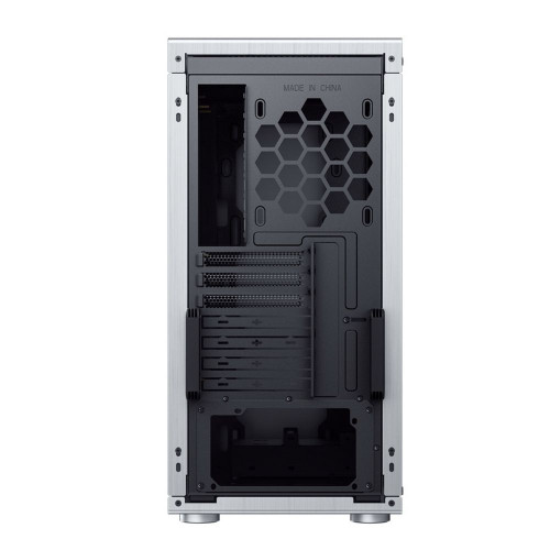 Корпус JONSBO U6 Silver без БП, боковые панели из закаленного стекла, mini-ITX, micro-ATX, ATX, серебристый