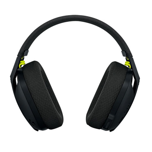 Гарнитура Logitech Гарнитура игровая Logitech G435 Black черная, беспроводная, накладной тип, дифузоры 40мм, 20 Гц - 20 кГц, USB Lightspeed + Bluetooth, кабель для зарядки USB-C - USB-A