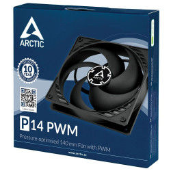 Вентилятор Arctic Cooling Вентилятор корпусной ARCTIC P14 PWM PST (black/black) - retail (ACFAN00125A)