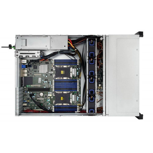 Компьютерный корпус IW-RS224-07 OCULINK BP 800W*2/PDB/FAN 8038mm*4/ OCUlink*8 + SAS3 expander BP + rear 2.5" HDD module , tray with GRAY color without NVMe symbol mark/28"RAIL/power cord*2