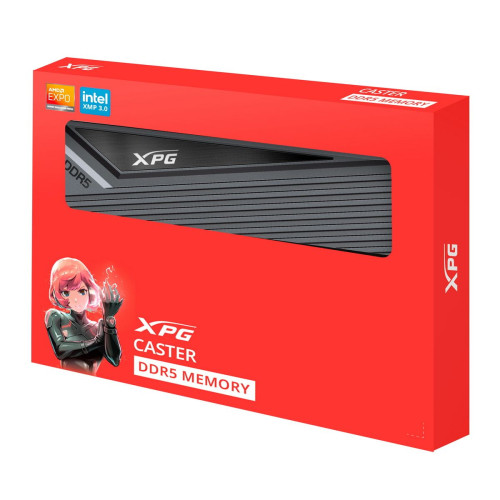 Комплект модулей памяти ADATA 32GB DDR5 6400 DIMM XPG CASTER 2*16, 1.4V, CL32-39-39 (AX5U6400C3216G-DCCAGY)