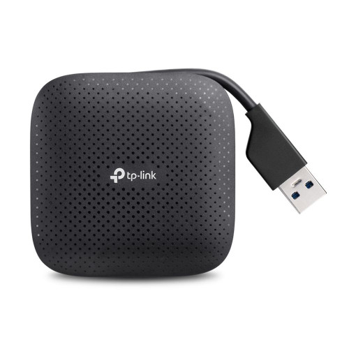 Концентратор TP-LINK UH400 4-портовый концентратор USB 3.0,1 разъём USB 3.0, 4 порта USB 3.0, встроенный кабель с разъёмом USB, компактный дизайн, plug & play, не требуется адаптера, (091477), {80}