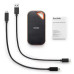 Твердотельный накопитель SSD SanDisk Extreme PRO 2TB Portable SSD - Read/Write Speeds up to 2000MB/s, USB 3.2 Gen 2x2, Forged Aluminum Enclosure, 2-meter drop protection and IP55 resistance