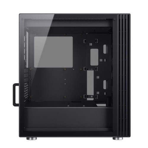 Корпус JONSBO U6 Black без БП, боковые панели из закаленного стекла, mini-ITX, micro-ATX, ATX черный