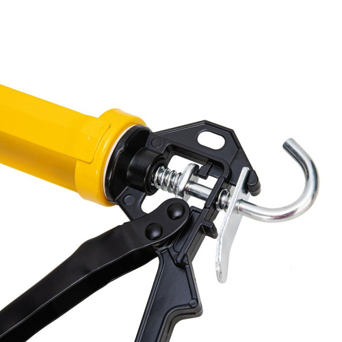 Степлеры, пистолеты, заклепочники Deli Пистолет для герметика Deli DL2370 Размер: 9 дюймов/230 мм. Сталь А3 + алюминий. Угол поворота 360.