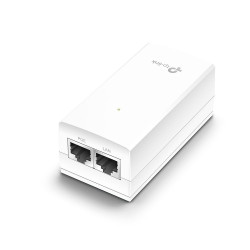 PoE-адаптер TP-LINK TL-POE2412G Адаптер пассивного PoE 24 В / 12 Вт, один входной порт Giga LAN и один выходной порт PoE Giga power + data, удобный настенный дизайн, автоматическая регулировка мощности, plug and play (083342)