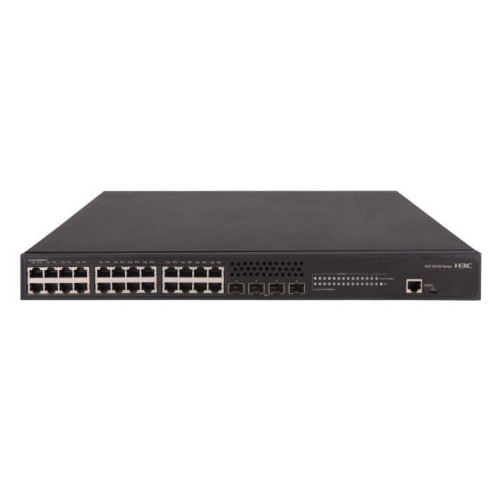 H3C Коммутатор S5130S-28P-HPWR-EI L2 Switch 24*10/100/1000BASE-T PoE+ + 4*1G SFP Ports