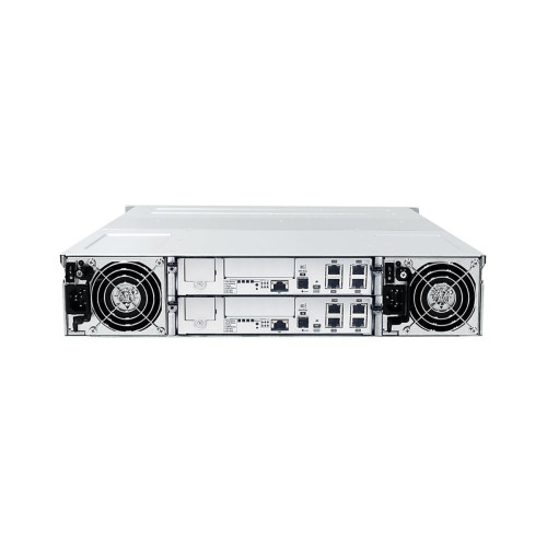 Платформа СХД Infortrend EonStor DS2012R2C000B-8U32 (12x3.5, 2U, Dual Redundant Controller incl: 2x2GB, 8x1Gb iSCSI RJ-45 ports, 2x host board slots, 2x12Gb SAS EXP. Ports, 2x(PSU 460W+FAN Module/SuperCap.+Flash module), Rackmount kit)