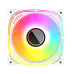 Cooling Fan White, 120x120x25mm, DC 12V, 650~1800RPM 10%, 12VDC, 0.25A, 47.2CFM 10%, Hydraulic