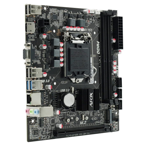 IH110D4-MA5-V2 AFOX motherboard intel H110, INTEL Socket 1151, 1000Mbps, Micro-ATX