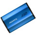 Твердотельный накопитель SSD ADATA SE800 Blue External ASE800-512GU32G2-CBL 512GB 1.8" USB 3.2 Gen 2 Type-C, 1000R, USB 3.2 Type-C to C cable,USB 3.2 Type-C to A cable, Quick Start Guide, Tough-IP68 dustproof and waterproof, Military-Grade shockproof