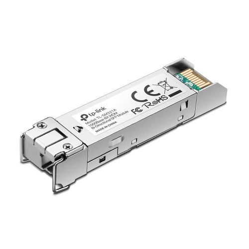 Модуль TP-LINK TL-SM321A-2 1000Base-BX WDM Двунаправленный SFP-модуль, TX: 1550 нм, RX: 1310 нм, 1 симплексный разъём LC, расстояние передачи до 2 км по кабелю SMF 9/125 мкм (одномодовое волокно), поддержка DDM (цифровой диагностический мониторинг) (07293