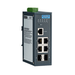 Коммутатор Advantech EKI-7706G-2F-AE   4GE+2SFP Gigabit Managed Redundant Industrial Switch