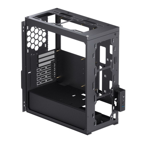 Корпус JONSBO U6 Black без БП, боковые панели из закаленного стекла, mini-ITX, micro-ATX, ATX черный