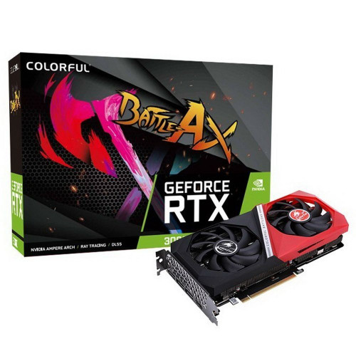 Видеокарта Colorful RTX3060 NB DUO 12G V2 L-V 12GB GDDR6 192bit HDMI 3xDP LHR {10} (596073)