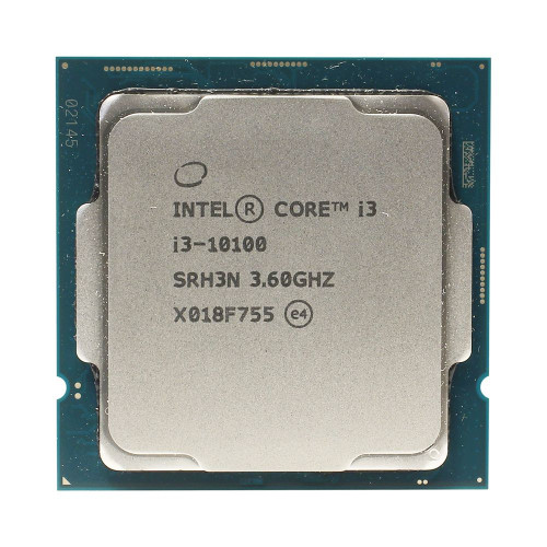 Центральный Процессор Intel Core i3-10100 OEM (Comet Lake, 14nm, C4/T8, Base 3,60GHz, Turbo 4,30GHz, UHD 630, L3 6Mb, TDP 65W, S1200) OEM (676574)