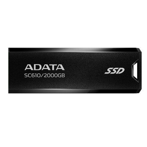 Твердотельный накопитель SSD ADATA 2TB SC610 BOXBLACK/RED  USB 3.2 Gen2 Type-A, 550/500, SC610-2000G-CBK/RD