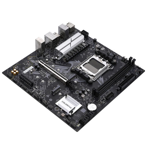 Материнская плата Colorful BATTLE-AX A620M-D PRO V14 A620, AM5, 2*DDR5, 1*PCIEx16, 1*PCIEx4, 2*M.2, 1*TypeC, 4*USB3.2Gen1, 8*USB2.0, 4*SATA3.0, 2.5G, DP, HDMI, M-ATX, RTL