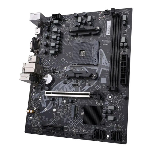 Материнская плата Colorful BATTLE-AX B550M-D PRO V14 B550, AM4, 2*DDR4, 1*PCIEx16, 1*PCIEx4, 1*M.2, 6*USB3.2Gen1, 6*USB2.0, 4*SATA3.0, 2.5G, VGA, HDMI, M-ATX, RTL