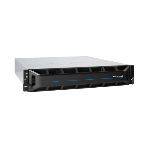Платформа СХД Infortrend EonStor GS2012R0C0F0D-8U32 (12х3.5, 2U, Dual Redundant Controller incl: 4x4GB, 8x1GbE RJ-45 ports, 4 FREE host board slots, 2x 12Gb SAS ext ports, 2x (PSU 460W+FAN/SuperCap.+Flash), Rackmount kit)