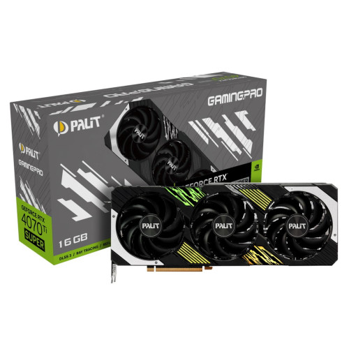 Видеокарта Palit RTX4070Ti SUPER GAMINGPRO 16GB GDDR6X 256-bit DPx3 HDMI 3FAN RTL