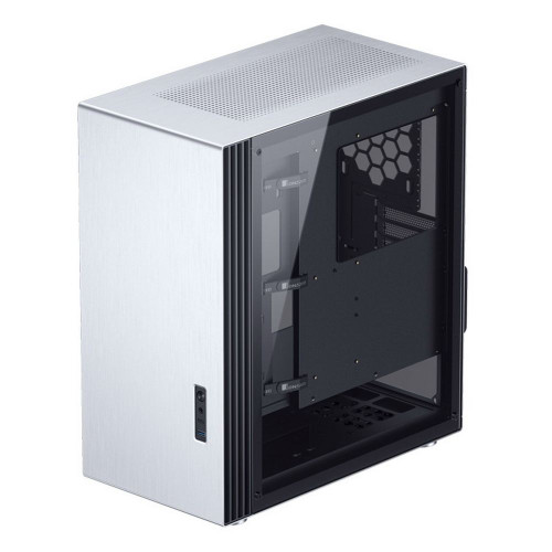 Корпус JONSBO U6 Silver без БП, боковые панели из закаленного стекла, mini-ITX, micro-ATX, ATX, серебристый