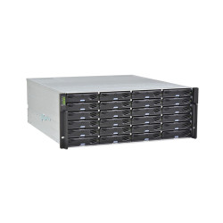 Платформа СХД Infortrend EonStor DS2024R2CB00B-8U32 (24x2.5, 2U, Dual Redundant Controller incl: 2x2GB, 8x1GbE iSCSI ports, 2xSAS3 ports, 2 FREE host board slots, 2x(SuperCap.+FlashModule/PSU 460W+FAN), Rackmount kit)
