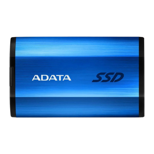 Твердотельный накопитель SSD ADATA SE800 Blue External ASE800-512GU32G2-CBL 512GB 1.8" USB 3.2 Gen 2 Type-C, 1000R, USB 3.2 Type-C to C cable,USB 3.2 Type-C to A cable, Quick Start Guide, Tough-IP68 dustproof and waterproof, Military-Grade shockproof