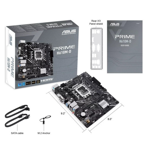 PRIME H610M-D/LGA1700,H610,DDR5,U32 GEN 1,M.2,MB