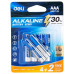 Элемент питания Deli AAA LR03 4+2pcs (E82901)