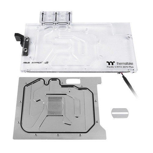 Жидкостная система охлаждения Thermaltake Pacific V-RTX 3070 Plus (CL-W312-CU00SW-A) DIY LCS/VGA Water Block/CU+PMMA/LED Software |CL-W312-CU00SW-A| Control/ASUS STRIX RTX 3070 (527958)