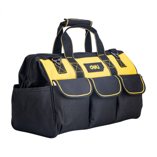 Ящики, сумки для инструментов Deli Сумка для инструментов Deli DL430117 400 x 200 x 270мм, 14 карманов, плечевой ремень, ткань Оксфорд