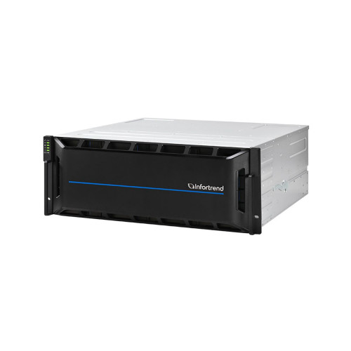 Платформа СХД Infortrend EonStor GS2024R0C0F0D-8U32 (24х3.5, 4U, Dual Redundant Controllers (incl: 4x4GB Cache, 8x1GbE RJ-45 ports, 4 FREE host board slots, 2x 12Gb SAS ext ports, 2x (PSU 460W+FAN/SuperCap.+Flash), Rackmount kit)