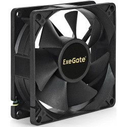 Вентилятор 12В DC ExeGate EX08025S3P (80x80x25 мм, Sleeve bearing (подшипник скольжения), 3pin, 1800RPM, 23dBA)