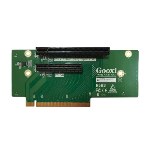 Адаптер Gooxi Support 1* PCIe 3.0 x8 (in x16 slot), 1* PCIe 3.0x8, Riser3