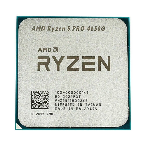 Центральный Процессор AMD RYZEN 5 PRO 4650G OEM (Renoir, 7nm, C6/T12/GPU7, Base 3,70GHz, Turbo 4,20GHz, Radeon Graphics, L3 8Mb, TDP 65W, SAM4) (707520)